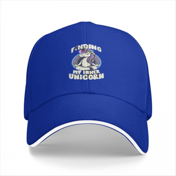 Finding My Inner Unicorn Black Baseball Cap