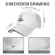 Black Baseball Cap With Mountain Hiker Silhouette Landscape Art