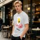 Olive T-Shirt With Happy Fried Egg And Bacon Graphic Print