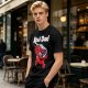 Olive green graphic t-shirt with Kool Dad and Kool-Aid mascot print