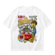 Olive t-shirt with Lego-style Brix cereal graphic print