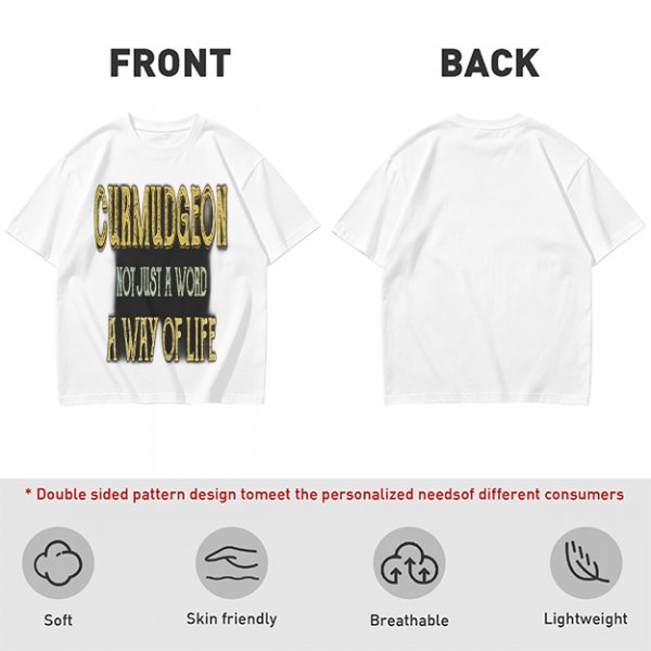 Curmudgeon Not Just A Word A Way Of Life Graphic T-Shirt