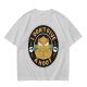 Owl giving middle finger funny graphic olive green t-shirt