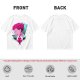 Olive T-shirt with Hisoka Anime Character and Ace of Hearts Print