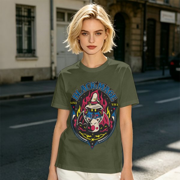 Black Mage Vivi Graphic Tee for Final Fantasy Fans