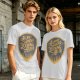 Olive T-Shirt With 'All Who Wander Are Looking For Beer' Graphic