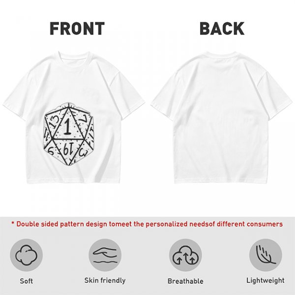 Olive T-Shirt With D20 Nat 1 Critical Fail Print