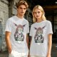 Olive T-Shirt With Meditating Wise Old Man And Dragon Art Print
