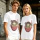 Olive T-Shirt With Frog In Ramen Bowl Japanese Art Print