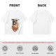 Olive green t-shirt with pumpkin ramen and ghost graphic print