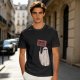 Olive T-Shirt With Ghost Holding 'Haunt The Rich' Protest Sign