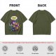 Olive T-shirt with Lego-style characters and 'Gonna Be Golden' print