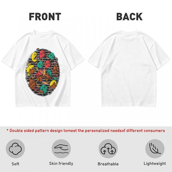 Gaming Character Grill Graphic Olive T-Shirt