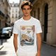 One Piece Thousand Sunny Pirate Ship Ukiyo-e Style Graphic T-Shirt