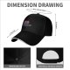 Black Baseball Cap With Psychedelic Colorful Beast Graphic Print