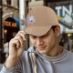 Black Baseball Cap With Anime Themed Graphic Print