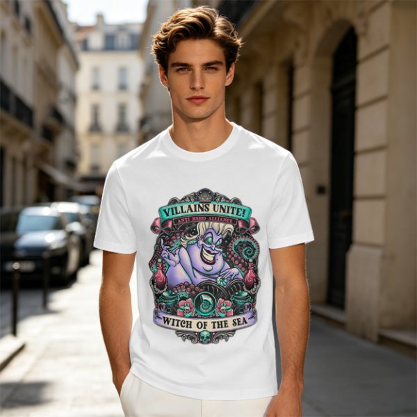 Villains Unite Witch of the Sea Ursula Graphic T-Shirt