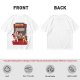 Olive T-shirt with Fast Food Themed Street Fighter Style Fight Artwork