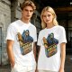 Olive T-Shirt With Ghostface In Scream Can Burger Artwork