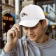 Black Baseball Cap With Cute Koi Fish Water Splash Artwork