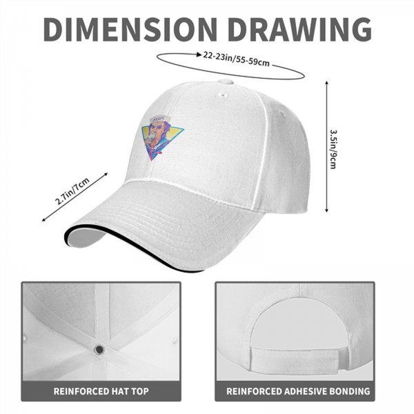 Black baseball cap with Stranger Things Steve Harrington Scoops Ahoy graphic