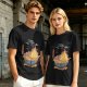 Howl's Moving Castle Calcifer Ramen Graphic T-Shirt