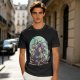 Olive T-Shirt With Magical Creature Group Art Print