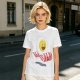 Olive T-Shirt With Happy Fried Egg And Bacon Graphic Print