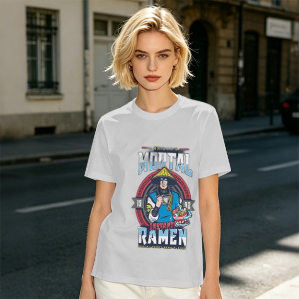 Mortal Instant Ramen Graphic Tee for Gaming Fans