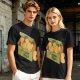 Olive T-Shirt With Cappy Nuggets Cartoon Print