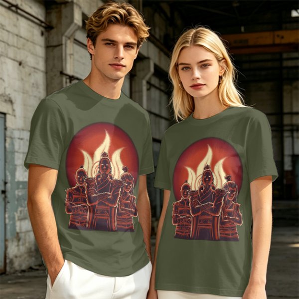 Avatar Fire Nation Characters Graphic Tee