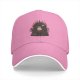 Black baseball cap with sloth on iron throne graphic that says NO