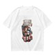 Olive T-Shirt With Horror Movie Character Nuggets Graphic Print