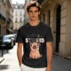 Olive T-Shirt With Funny Pug Graphic And 'I May Be Stupid' Text