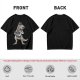 Olive T-Shirt with Gentleman T-Rex Dinosaur Print