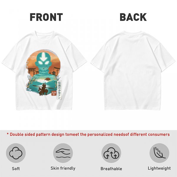 Avatar Aang State of Illustration Tee for Anime Fans
