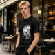 Olive T-Shirt With Funny Lawyer Cat Legal Trouble Graphic Print