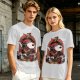 Olive T-Shirt Featuring Snoopy as a Fantasy Warrior with Woodstock