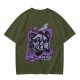 Olive Graphic T-Shirt with Black Mage Records Wizard Artwork