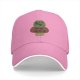 Black baseball cap with frog holding knife and 'I'm at my limit' print