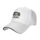 Black Baseball Cap With Rock Santa Festive Christmas Print