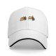 Black Baseball Cap With Cute Sushi Cat Graphic Prints