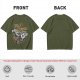 Make Coffee Not War Skeleton Hand Graphic T-Shirt