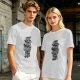 Olive Green T-Shirt with Gothic Witch Themed Text Print