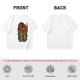Olive T-shirt with Dark Fantasy Tentacle Monster Graphic Print