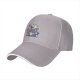 Black Baseball Cap With Studio Ghibli Character Group Print