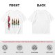 Olive T-Shirt With Cartoon Grill And Skewers Print