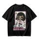 Olive green graphic t-shirt with Powerpuff-style character and 'I Want To Break Free' text