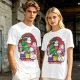 Meowy Christmas Cat Holiday Graphic T-Shirt