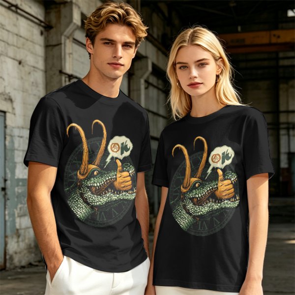 Alligator Loki Thumbs Up Graphic Tee
